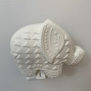 Pottery Barn Kids Ceramic Elephant Nightlight